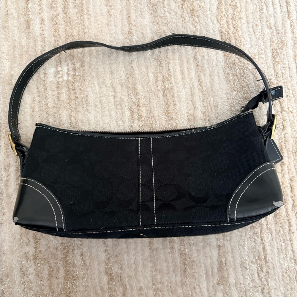 Coach Black Leather Handbag